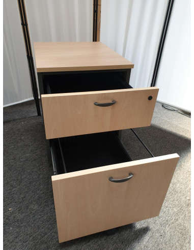 CAISSON BOIS 2 TIROIRS