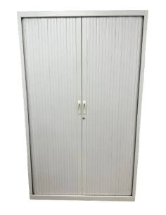 ARMOIRE HAUTE A RIDEAUX BLANCHE