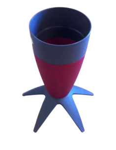 Corbeille à papier - seconde main - polypropylène - gris...