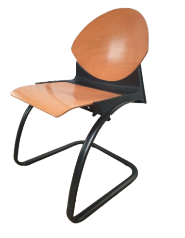 CHAISE ATTENTE BOIS