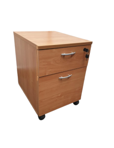 CAISSON 2 TIROIRS BOIS CLAIR