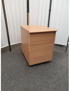 CAISSON 2 TIROIRS SUR ROULETTES 2