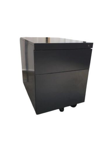 CAISSON 2 TIROIRS SUR ROULETTES