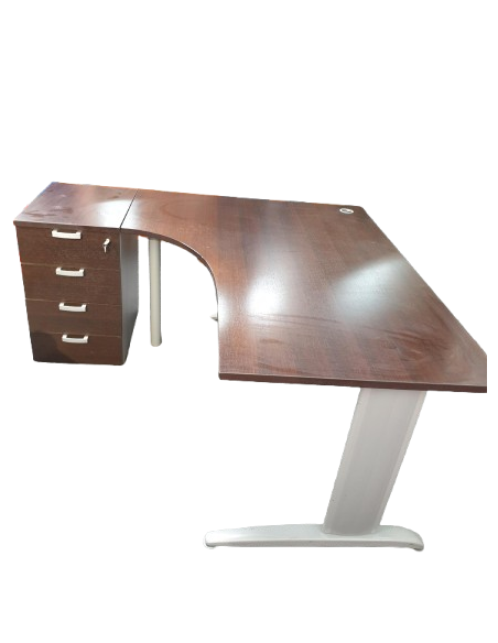 BUREAU ET CAISSON 4 TIROIRS