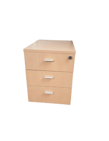 CAISSON 3 TIROIRS SUR ROULETTES
