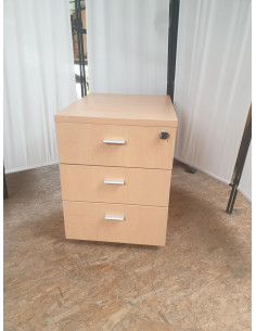 CAISSON 3 TIROIRS SUR ROULETTES 2