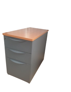 CAISSON METAL ET BOIS HAUTEUR BUREAU
