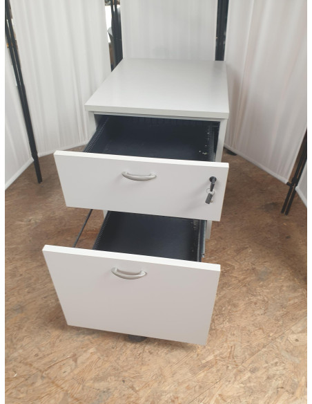 CAISSON GRIS CLAIR ET ARGENT