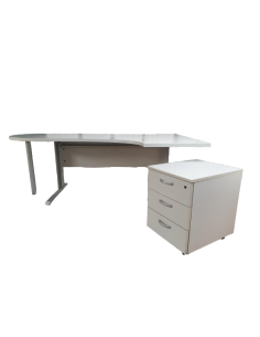 ENSEMBLE BUREAU + CAISSON + 1/2 LUNE