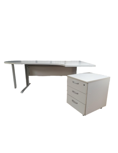 ENSEMBLE BUREAU + CAISSON + 1/2 LUNE