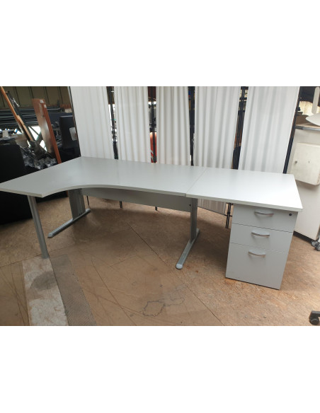 BUREAU COMPACT AVEC CAISSON