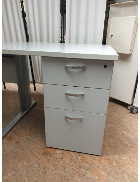 BUREAU COMPACT AVEC CAISSON