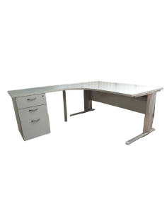 BUREAU COMPACT 160X120 AVEC CAISSON