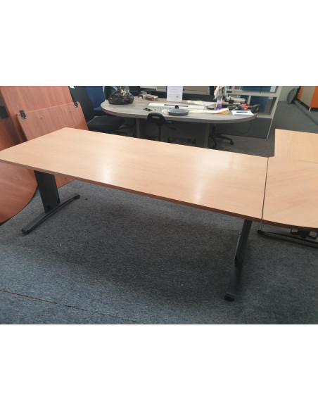 BUREAU AVEC RETOUR ET 1/4 ROND