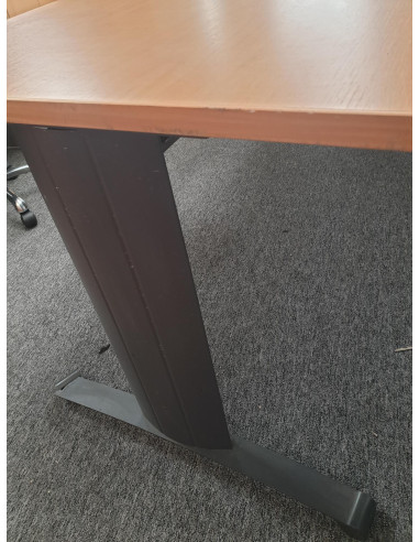 BUREAU AVEC RETOUR ET 1/4 ROND