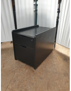 CAISSON BOIS NOIR 2T +DOSSIERS SUSPENDUS 2