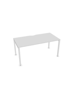 Bureau droit NOVA U NARBUTAS - plateau mélaminé 25 mm -...