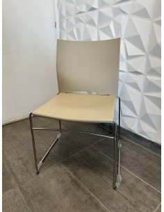 SIEGE VISITEUR POLYPRO BEIGE 2