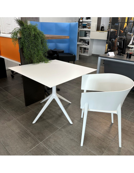 TABLE BLANCHE CARREE