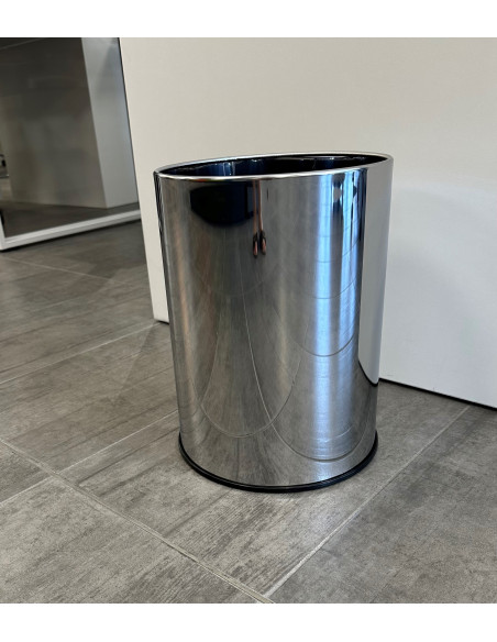 CORBEILLE DE PROPRETE CHROME