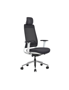 FAUTEUIL BUREAUTIQUE STRUCTURE BLANCHE FAIRFAX