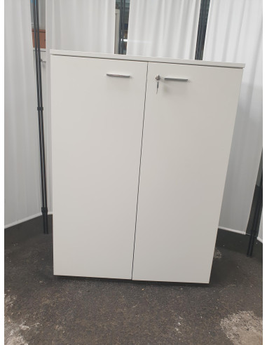 ARMOIRE BLANCHE 2 PORTES BATTANTES de chez...