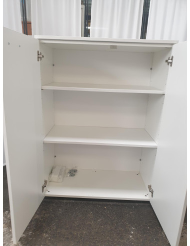 ARMOIRE BLANCHE 2 PORTES BATTANTES de chez...