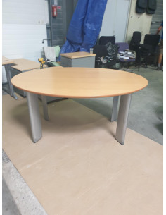 TABLE REUNION OVALE 160x110cm - seconde main - coloris... 2