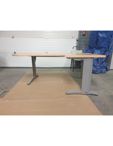 BUREAU COMPACT ARRONDI - seconde main - coloris...