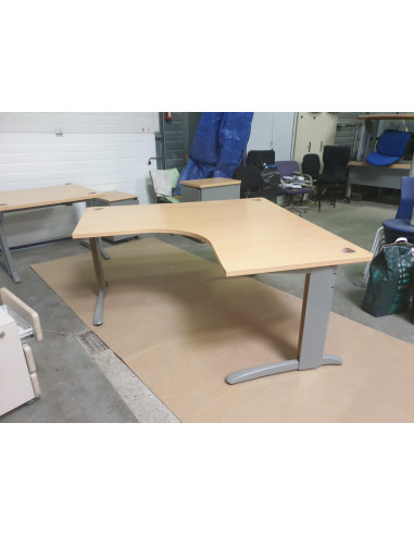 BUREAU D'ANGLE TON POIRIER - SECONDE MAIN -...