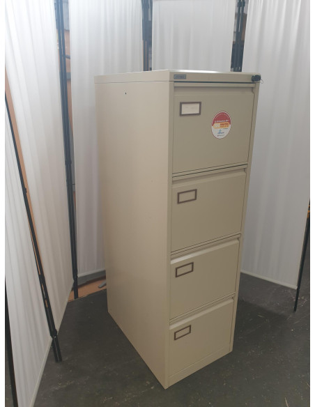 COLONNE RANGEMENT METALLIQUE BEIGE - seconde main - 3 ou 4 tiroirs pour dossiers suspendus