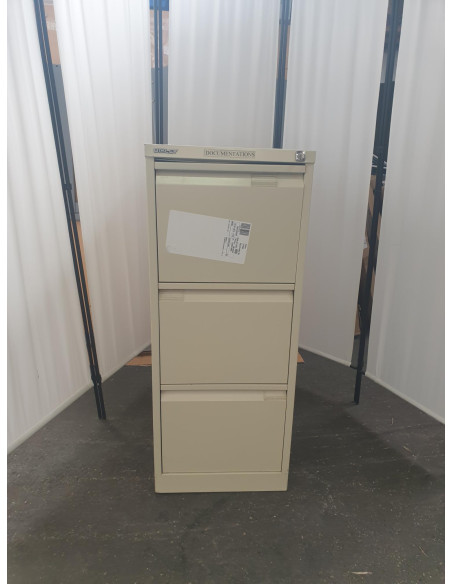 COLONNE RANGEMENT METALLIQUE BEIGE - seconde main - 3 ou 4 tiroirs pour dossiers suspendus