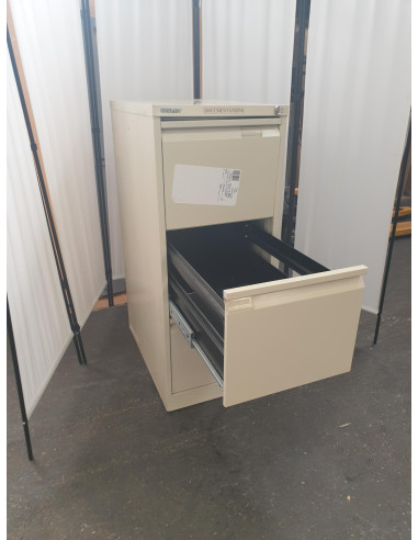 COLONNE RANGEMENT METALLIQUE BEIGE - seconde...