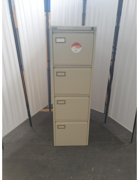 COLONNE RANGEMENT METALLIQUE BEIGE - seconde main - 3 ou 4 tiroirs pour dossiers suspendus