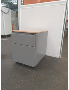 CAISSON METAL ET BOIS - seconde main - 2 tiroirs -... 2