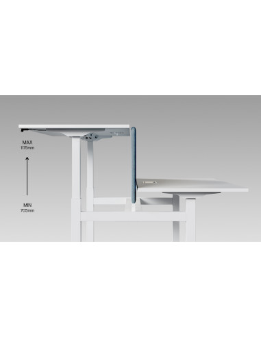 Bureau bench de la gamme B-ACTIVE de chez...