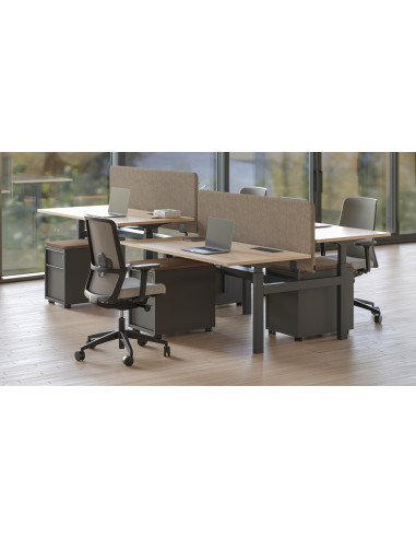 Bureau bench de la gamme B-ACTIVE de chez...