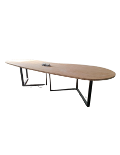 TABLE DE REUNION OVALE 10 PERSONNES - seconde main -...