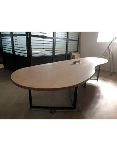 TABLE DE REUNION OVALE 10 PERSONNES - seconde...