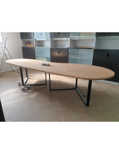 TABLE DE REUNION OVALE 10 PERSONNES - seconde...