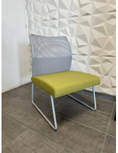 FAUTEUIL BAS LOUNGE - seconde main - assise mousse vert... 2