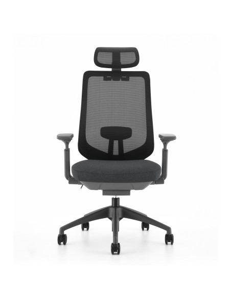 FAUTEUIL ERGONOMIQUE OWEN - mécanisme synchrone - translation d'assise précise - blocable 4 positions - accoudoirs 4D