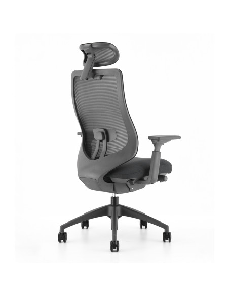 FAUTEUIL ERGONOMIQUE OWEN - mécanisme synchrone - translation d'assise précise - blocable 4 positions - accoudoirs 4D