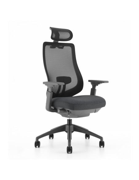 FAUTEUIL ERGONOMIQUE OWEN - mécanisme synchrone - translation d'assise précise - blocable 4 positions - accoudoirs 4D