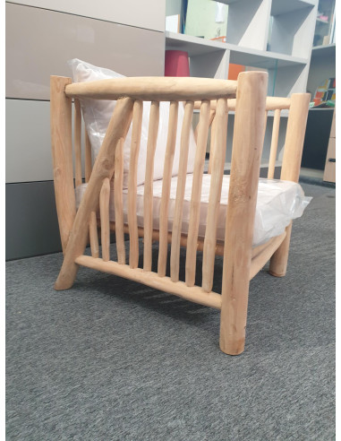 FAUTEUIL LOUNGE BOIS FLOTTE - destockage -...