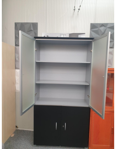ARMOIRE HAUTE AVEC VITRINE - seconde main -...