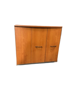 ARMOIRE BASSE 1 PORTE BATTANTE 1 PORTE COULISSANTE -...