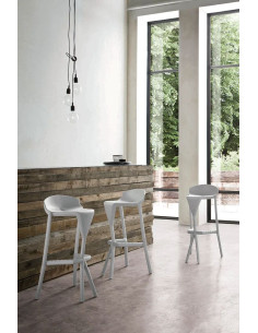 TABOURET HAUT FANY - empilable - technoplymer 2