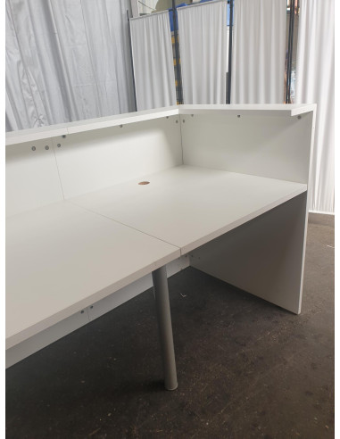 BANQUE D'ACCUEIL BLANCHE - seconde main - en...