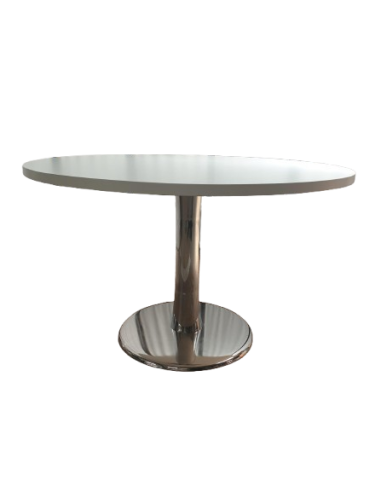 TABLE REUNION RONDE BLANCHE - seconde main -...